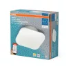 LED Fürdőszobai Mennyezeti Lámpa, Felületre Szerelt, 12W, 900lm, 3000-6500K, CCT, Négyzet alakú, Fehér, IP44, Smart+ WiFi, Matter Orbis, Osram