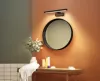 LED fürdőszobai tükör fali lámpa 7W 3000-4000K CCT 300lm fekete IP44 IK08 Orbis Osram