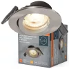 Süllyesztett LED spot lámpatest GU10 4.3W 2700K meleg fényű 345lm nikkel Twistlock Osram