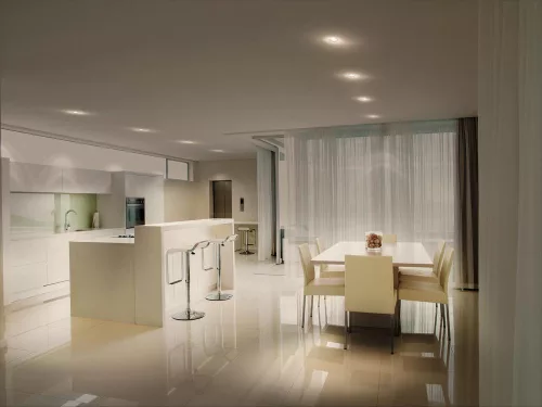 Süllyesztett LED spot lámpatest GU10 4.3W 2700K meleg fényű 345lm nikkel Twistlock Osram