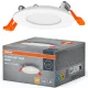 Süllyesztett LED spot lámpatest 4.5W 3000K meleg fényű 240lm fehér Downlight Osram