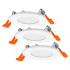 3 db-os süllyesztett halogén LED mennyezeti spotlámpa, kerek, 4,5 W, 720 lm, 3000 K, meleg fehér, Osram mélysugárzó