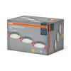3 db-os süllyesztett halogén LED mennyezeti spotlámpa, kerek, 4,5 W, 720 lm, 3000 K, meleg fehér, Osram mélysugárzó