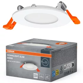   Süllyesztett LED spot lámpatest 4.5W 4000K semleges fényű 240lm fehér Downlight Osram