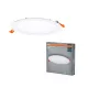 Süllyesztett LED spot lámpatest 22W 6500K hideg fényű 2000lm fehér Downlight Osram
