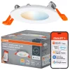 Kerek süllyesztett mennyezeti LED spot lámpatest 4.5W 3000-6500K CCT 240lm 110° dimmelhető fehér SMART WiFi Matter Osram