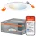Kerek süllyesztett mennyezeti LED spot lámpa 8W 3000-6500K CCT 550lm 110° dimmelhető fehér SMART WiFi Matter Osram