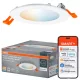 Kerek süllyesztett mennyezeti LED spot lámpa 8W 3000-6500K CCT 550lm 110° dimmelhető fehér SMART WiFi Matter Osram