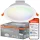 Kerek süllyesztett mennyezeti LED spot lámpa 12W 3000-6500K CCT RGB 1200lm 110° dimmelhető fehér SMART WiFi Matter Osram