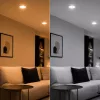 Kerek süllyesztett mennyezeti LED spot lámpa 12W 3000-6500K CCT RGB 1200lm 110° dimmelhető fehér SMART WiFi Matter Osram