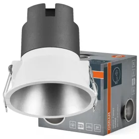   Süllyesztett LED spot lámpatest 10W 4000K semleges fényű 800lm fehér ezüst Twist Pro Osram
