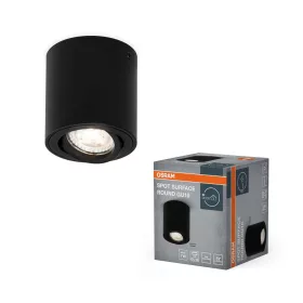  Mennyezeti lámpatest felületre szerelhető GU10 kerek fekete Surface Round Osram