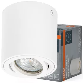   Mennyezeti lámpatest felületre szerelhető GU10 kerek fehér Surface Round Osram
