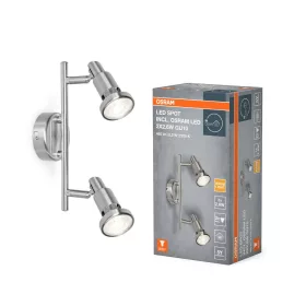   Mennyezeti lámpa SPOT TUBA Reflektor lámpatest G10 5.2W 2700K meleg fényű 460lm ezüst Spot Osram