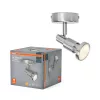 Mennyezeti lámpa SPOT TUBA Reflektor lámpatest G10 2.6W 2700K meleg fényű 230lm ezüst Spot Osram