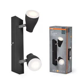   Mennyezeti lámpa SPOT TUBA Reflektor lámpatest GU10 8.6W 2700K meleg fényű 420lm fekete Spot Pear Osram