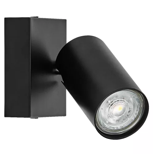 Mennyezeti lámpa SPOT TUBA Reflektor lámpatest GU10 3.4W2700K meleg fényű 230lm fekete Spot Octagon Osram