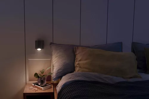 Mennyezeti lámpa SPOT TUBA Reflektor lámpatest GU10 3.4W2700K meleg fényű 230lm fekete Spot Octagon Osram