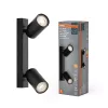 Mennyezeti lámpa SPOT TUBA Reflektor lámpatest GU10 6.8W 2700K meleg fényű 460lm fekete Spot Octagon Osram