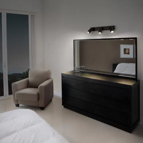 Mennyezeti lámpa SPOT TUBA Reflektor lámpatest GU10 13.6W 2700K meleg fényű 690lm fekete Spot Octagon Osram