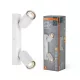 Mennyezeti lámpa SPOT TUBA Reflektor lámpatest GU10 6.8W 2700K meleg fényű 460lm fehér Spot Octagon Osram