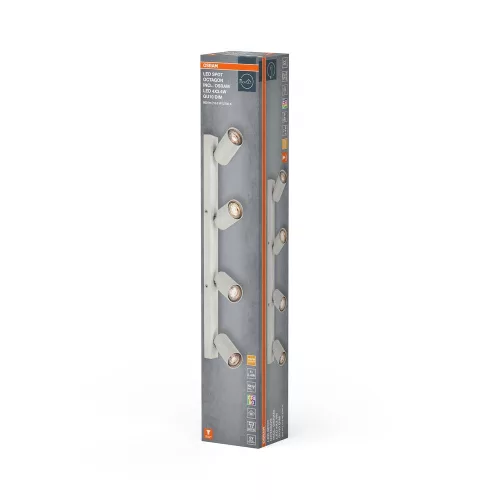 Mennyezeti lámpa SPOT TUBA Reflektor lámpatest GU10 10W 2700K meleg fényű 920lm fehér Spot Octagon Osram