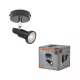 Mennyezeti lámpa SPOT TUBA Reflektor lámpatest GU10 6.8W 2700K meleg fényű 230lm fekete Spot Osram