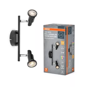   Mennyezeti lámpa SPOT TUBA Reflektor lámpatest GU10 10.2W 2700K meleg fényű 460lm fekete Spot Osram