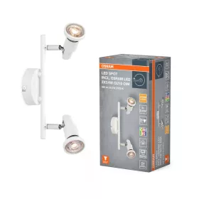   Mennyezeti lámpa SPOT TUBA Reflektor GU10 20W 2700K meleg fényű 460lm fehér Osram