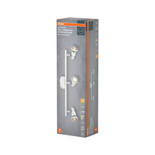 Mennyezeti lámpa SPOT TUBA Reflektor lámpatest GU10 30W 2700K meleg fényű 690lm fehér Osram