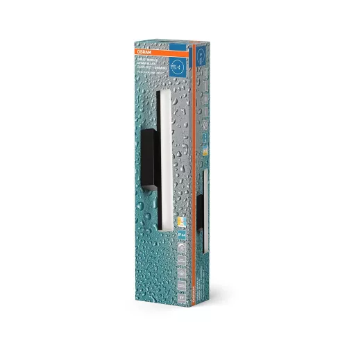Tükör fölé szerelhető fürdőszobai LED fali lámpa 6.8W 3000-4000K CCT 650lm, fekete IP44 Orbis Osram