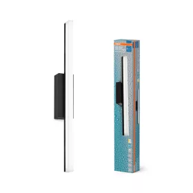   Tükör fölé szerelhető fürdőszobai LED fali lámpa 10W 3000-4000K CCT 950lm, fekete IP44 Orbis Osram