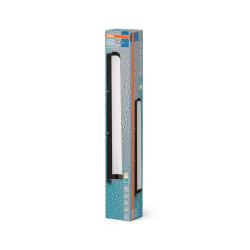 Fürdőszobai LED fali lámpa 12W 3000-4000K CCT 1100lm, fekete IP44 Obris Osram