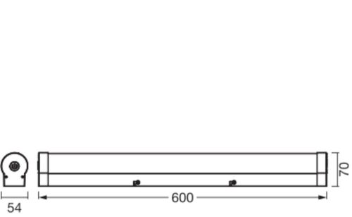 LED Fürdőszobai Fali Lámpa 12W 3000-4000K CCT 1200lm Barna IP44 Obris Osram