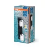 Fürdőszobai LED fali spotlámpa 11W 3000-4000K CCT 700lm, fekete IP44 Orbis Osram