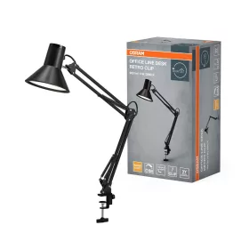   Iskolai asztali rajzlámpa LED lámpatest, dimmelhető, 9W 3000K meleg fényű 393lm, fekete Office Line Osram