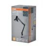 Iskolai asztali rajzlámpa LED lámpatest, dimmelhető, 9W 3000K meleg fényű 393lm, fekete Office Line Osram