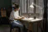 Iskolai asztali rajzlámpa LED lámpatest, dimmelhető, 9W 3000K 617lm, fehér Office Line Osram