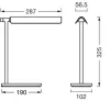 Iskolai asztali rajzlámpa LED lámpatest, dimmelhető, 19W 3000-6500K CCT 520lm, fekete Office Line Osram