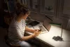Iskolai asztali rajzlámpa LED lámpatest, dimmelhető, 19W 3000-6500K CCT 520lm, fekete Office Line Osram