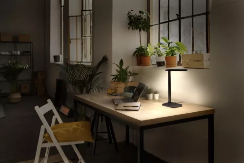 Iskolai asztali rajzlámpa LED lámpatest, dimmelhető, 7W 3000-6500K CCT 418lm, fekete Office Line Osram