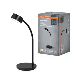   Iskolai asztali rajzlámpa LED lámpatest, dimmelhető, 4.8W CCT 221lm, fekete Office Line Osram