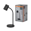 Iskolai asztali rajzlámpa GU10 lámpatest, fekete Office Line Osram