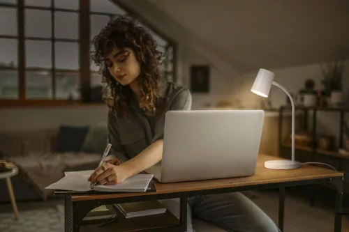 Iskolai asztali rajzlámpa GU10 lámpatest, fehér Office Line Osram