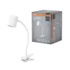 Iskolai asztali rajzlámpa csíptetős, állítható GU10 lámpatest, fehér Office Line Osram