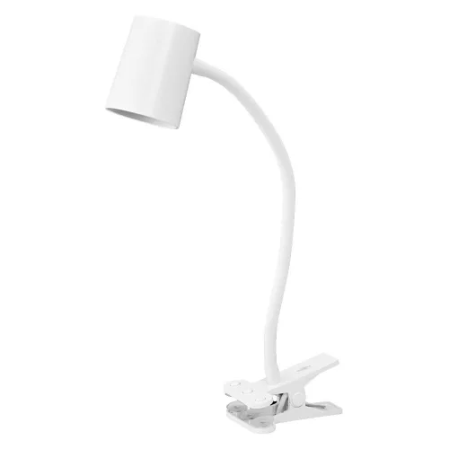 Iskolai asztali rajzlámpa csíptetős, állítható GU10 lámpatest, fehér Office Line Osram