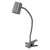 Iskolai asztali rajzlámpa csíptetős, állítható GU10 lámpatest, szürke Office Line Osram