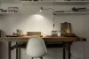Iskolai asztali rajzlámpa csíptetős, állítható GU10 lámpatest, szürke Office Line Osram
