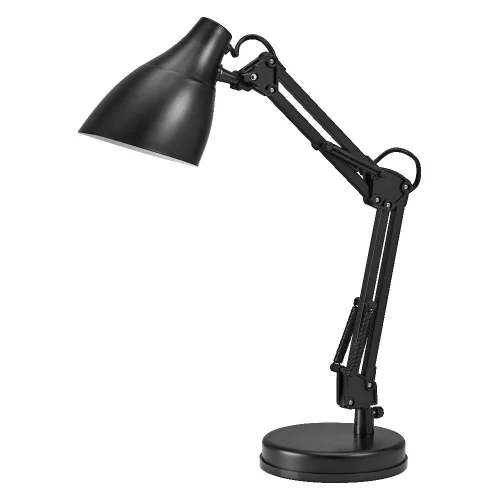 Iskolai asztali rajzlámpa E27 lámpatest, fekete Office Osram