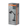 Iskolai asztali rajzlámpa E27 lámpatest, fekete Office Osram
